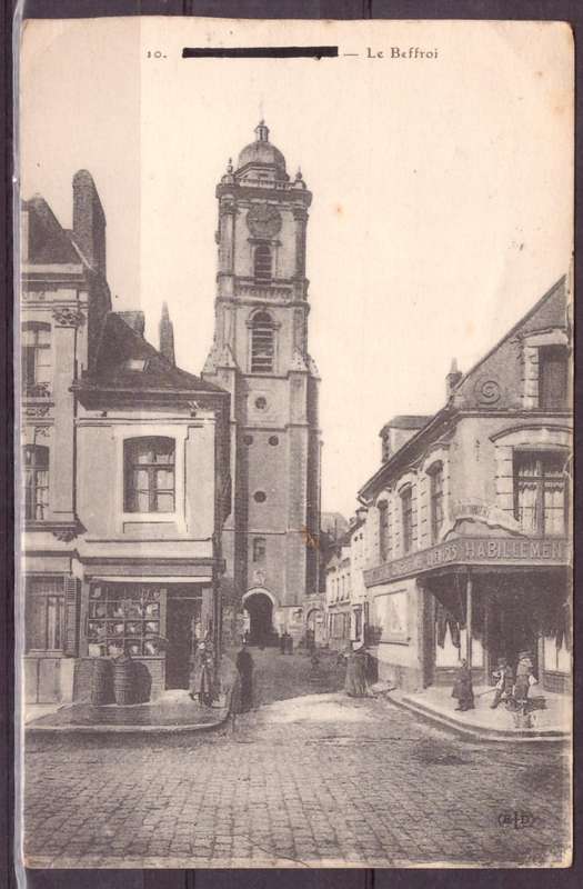 Post Cart from IWW {France} . ARMY POST OFFICE and CENSOR