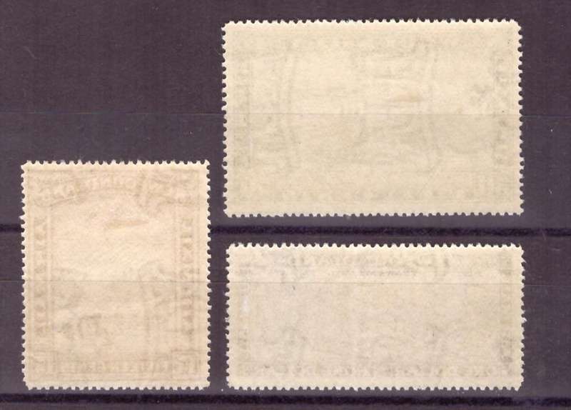 Canada. Newfoundland Air Mail . wmk 224. Scott # C9-C10-C11 . MH.