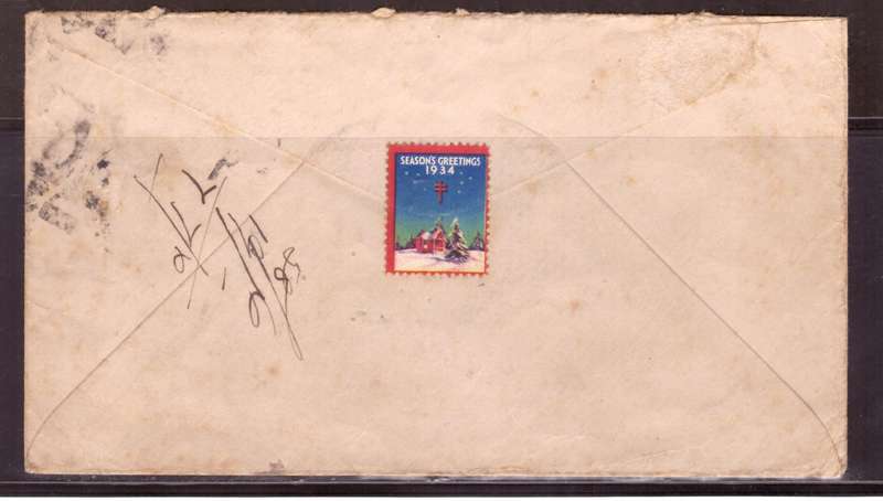 USA 1935 Cover from Columbus too Durban  SA. Coil stamps.