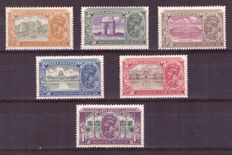 India. SG. cat #226-231   MH.