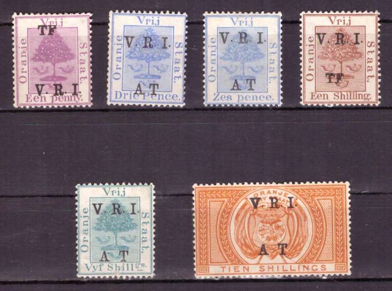 Orange Free State. V.R.I> TELEGRAPHS 1900,  MH.