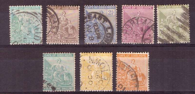 CoGH , South AFRICA. SACC#56-63. Used. Look Scan Mixed condition.