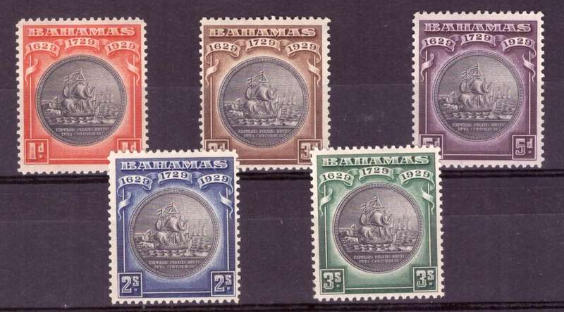 BAHAMAS . SG #111-114  1929. MH.