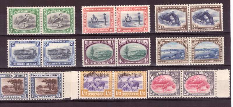 1931 SWA  [ NAMIBIA ]   SACC #103-110 MH.