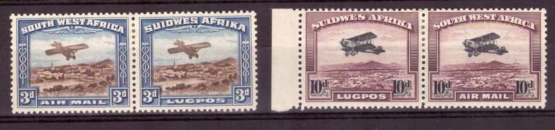 1931 SWA  Airmail [ NAMIBIA ]   SACC #101-102 MH.
