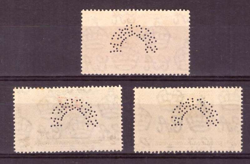 Somaliland 1937 Coronation .Perf. 'SPECIMEN' Large part o.g.