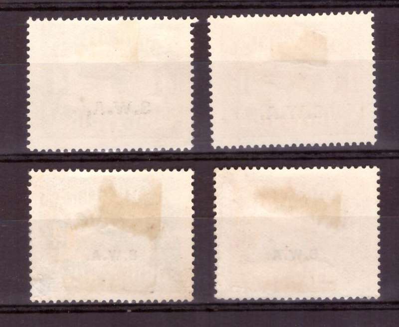 1930 SWA Airmail  [ NAMIBIA ]   SACC #95-96 and #99-100 MH.