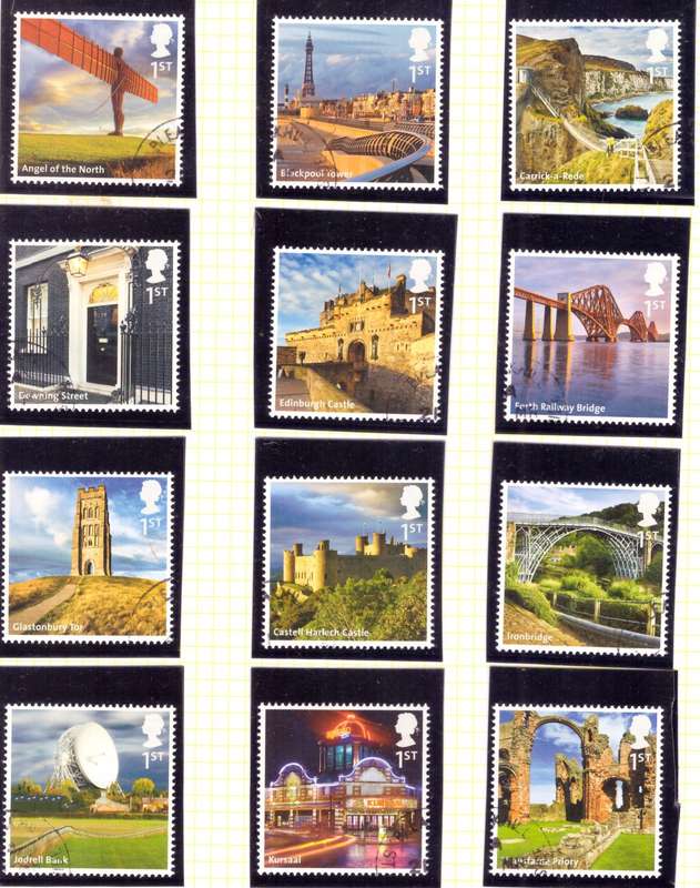 British Landmarks A-Z 2011-2012 set fine used.