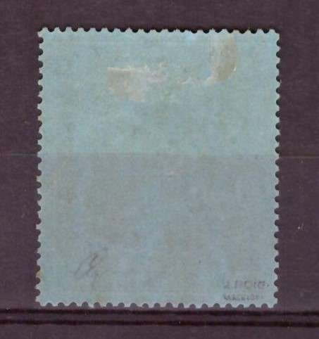 Malta.2/ purple - blue on blue paper. SG 103 .MH.
