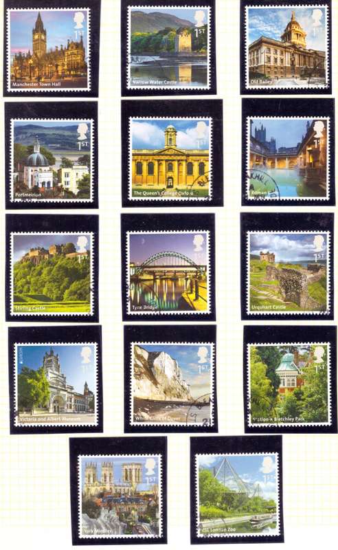 British Landmarks A-Z 2011-2012 set fine used.
