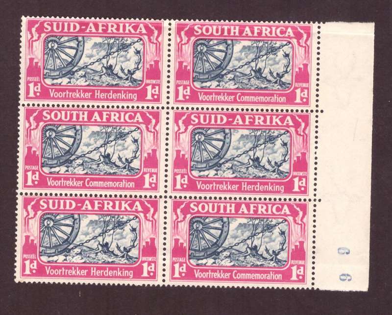 UNION of South Africa . SACC #79a. [3 Rivets]  MNH.
