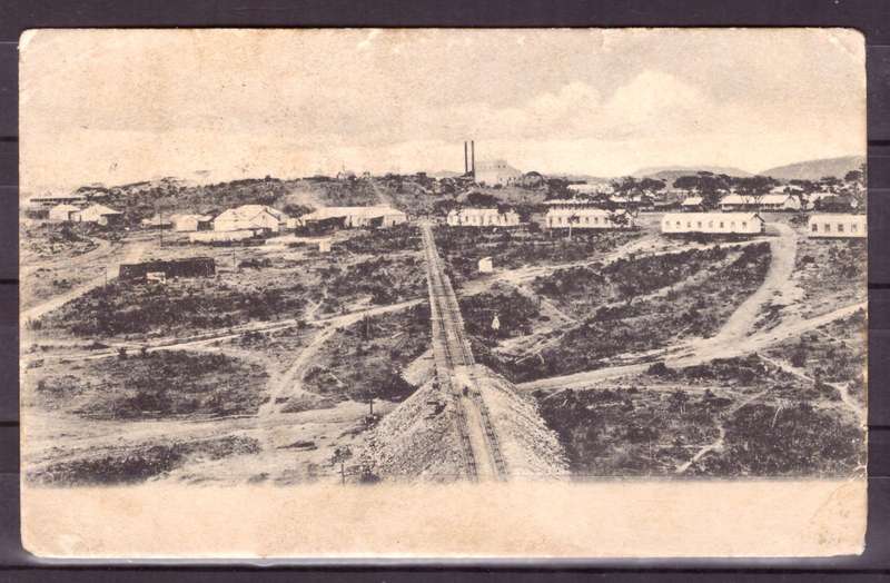 Rhodesia. Post cart. From Bulawayo to Livingston 1913.