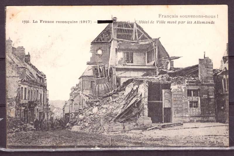 Post Cart from IWW {France} . ARMY POST OFFICE and CENSOR