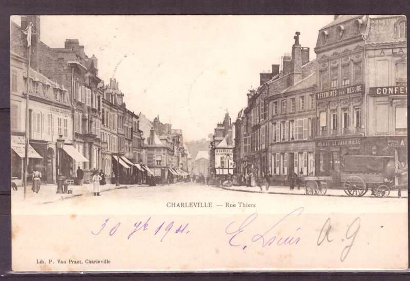 Post Cart 1901 from France to Holland