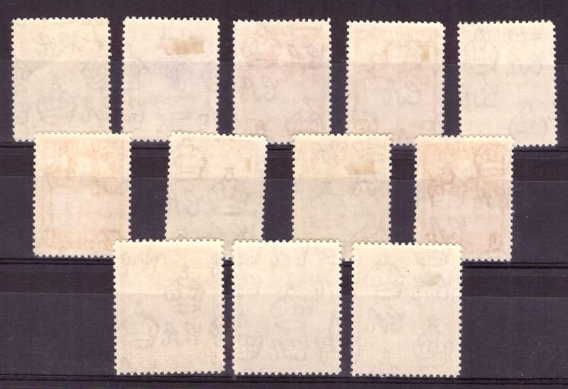 Sierra Leone Scott #155-166.   MH . 1932. from 1/2d-10/.