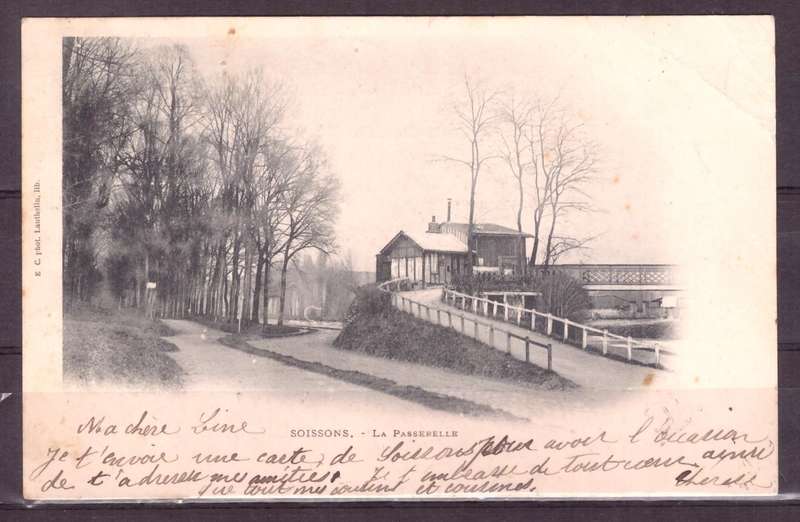 Post Cart 1900 from France to Rotterdam