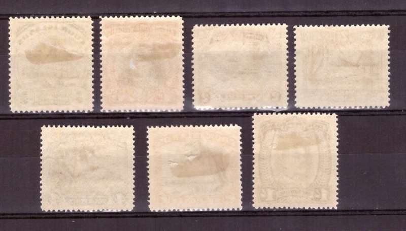 Cook Islands   1932 . SG #99-105 MH