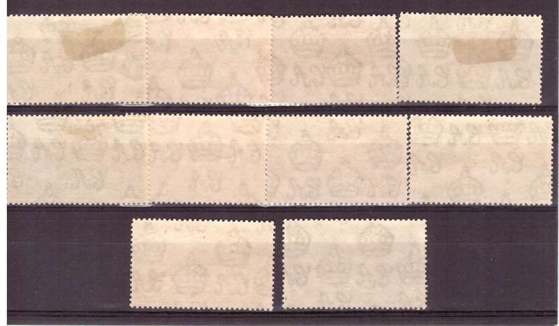 Montserrat  Scott #84-93   .1932 issue   .Full set  MH .