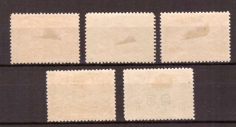 Australia . SG cat.#121-123 and#139  and #139a MH