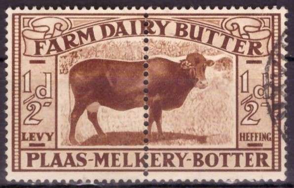 UNION of South AFRICA. 1930s Revenue stamp.  Rare Postal Used.