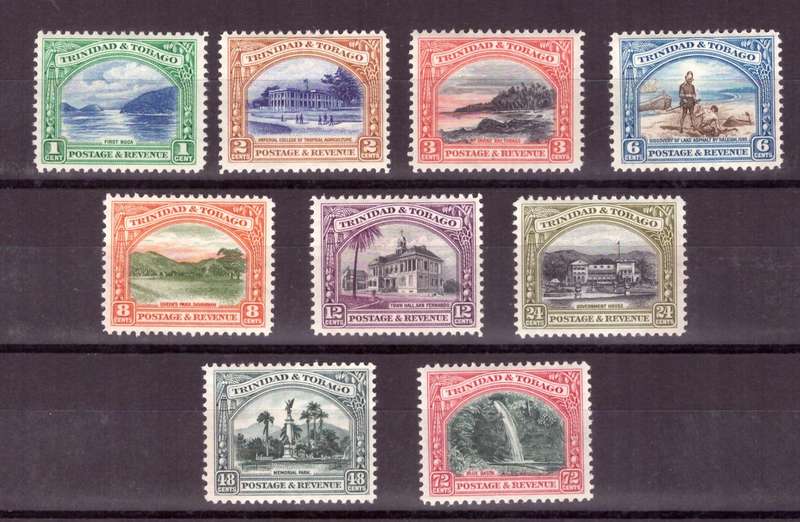 Trinidad Tabago. Scott #230-238.  1935  MH