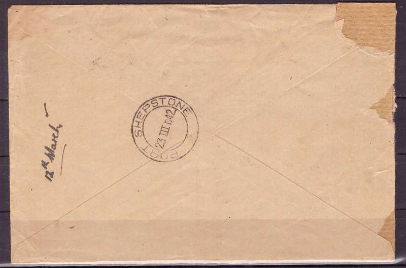 UNION  of South Africa. South African Army Post Offices in Egypt World War II