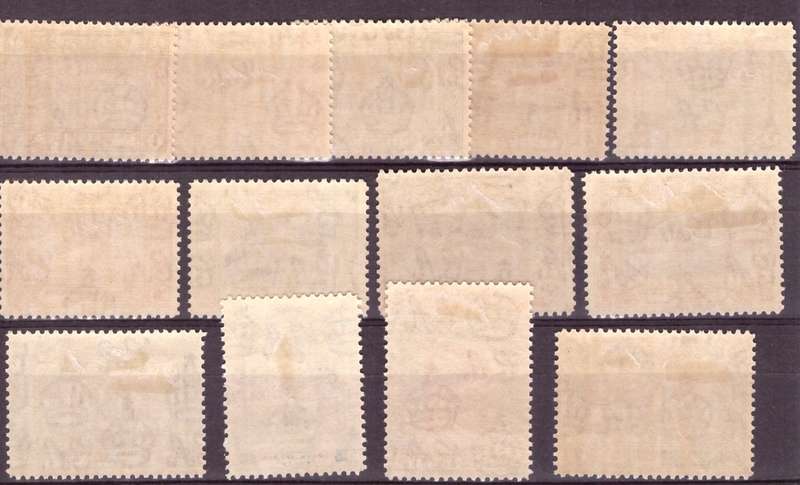 Transjordan  SG. cat #208-220.  MH. 1933