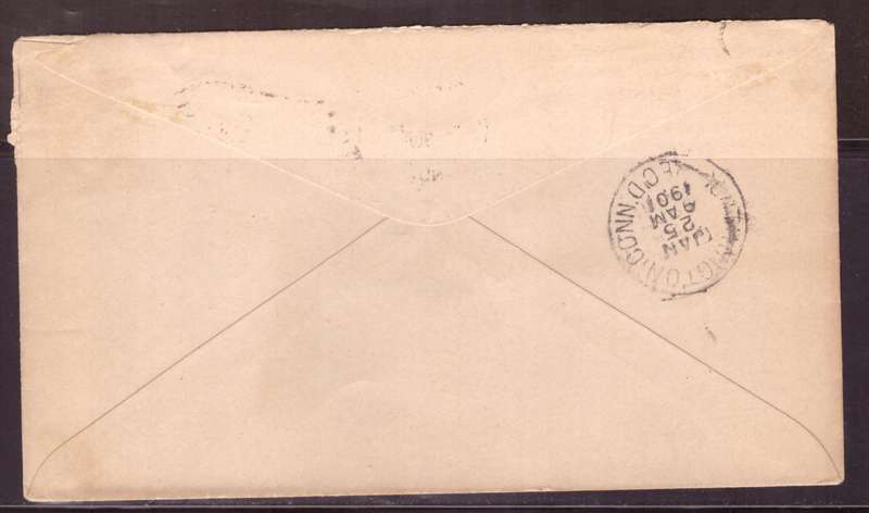 USA 1901 Cover from South Bend to Saultington??