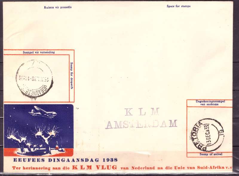 UNION of South AFRICA.  VOORTREKKER MONUMENT cover.1933.