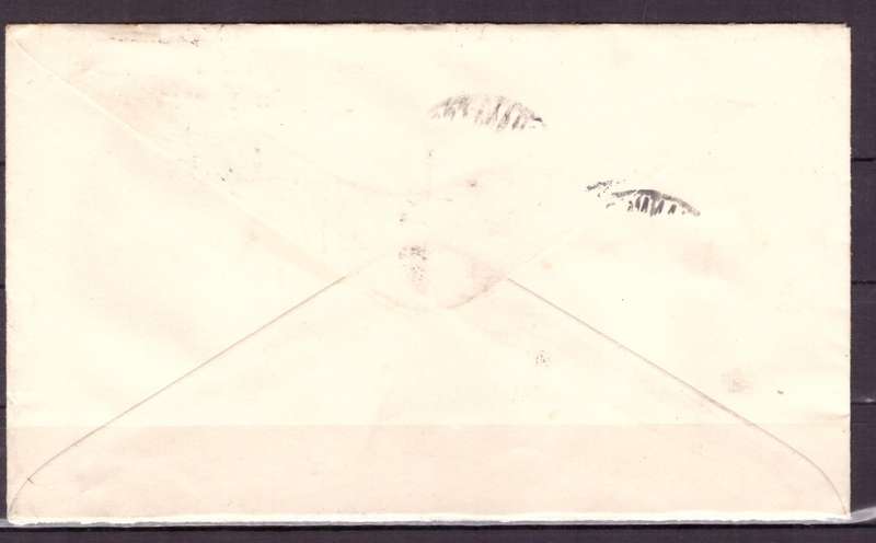 UNION  of South Africa.  Airmail from Johannesburg to Bloemfontein 1929. Cover.