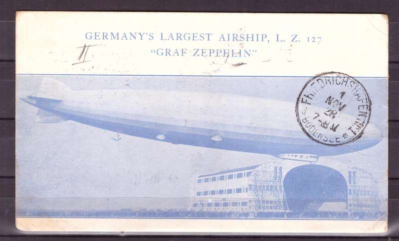 Germany  Zeppelin L.Z. 127. From US to Switzerland. 1928