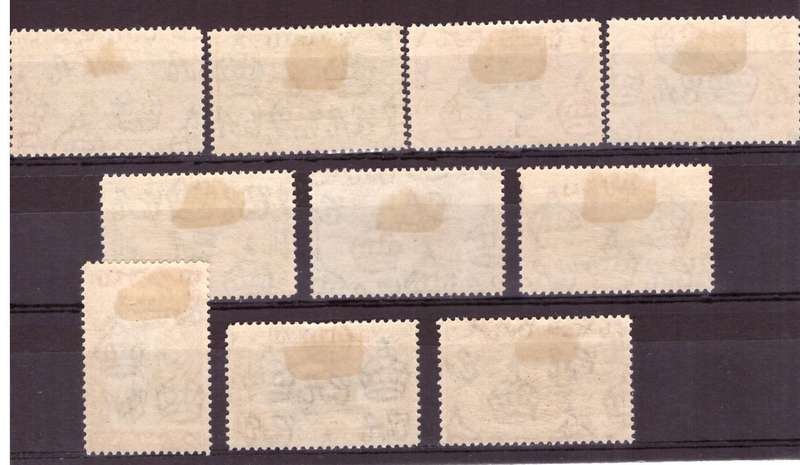 St. Helena. SG. # 114-123.. MH 1934