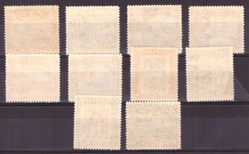 Cyprus.. SG. # 133-143. MH 1934