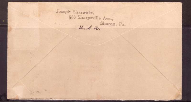 USA 1932 Cover from Los Angeles Olimpiad too Bloemfontein Union Of South Africa.