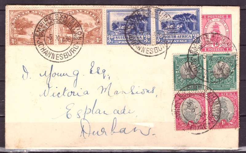 UNION of South AFRICA.  1936 Empire Exhibition. Nice cover.