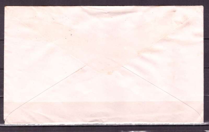 UNION  of South Africa.  Airmail from East London to Bloemfontein 1929. Cover.