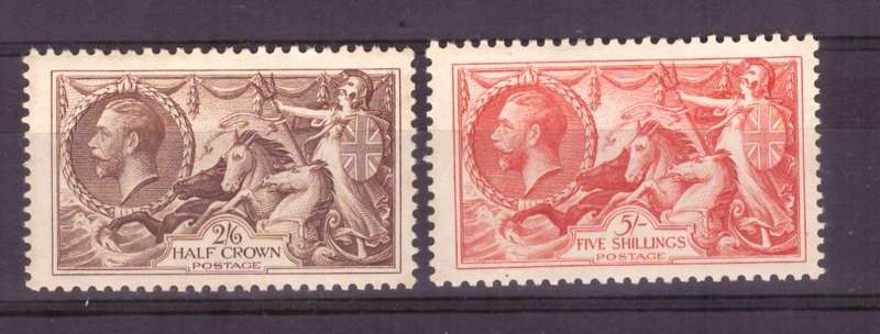 Great Britain. 1934 S.G. #450 #451 MH.