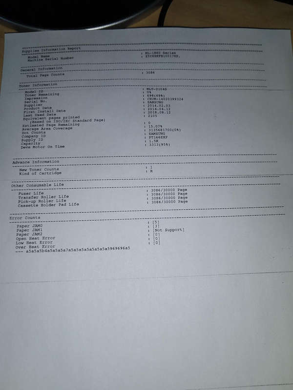 Samsung monochrome lazer pronter