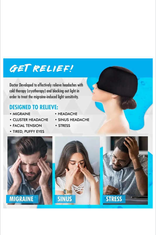 Migraine Relief Ice Hat - 2 Pack