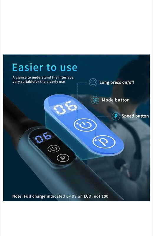Massage Gun Deep Tissue  Handheld Percussion Massager with Display Screen, 12MM Portable