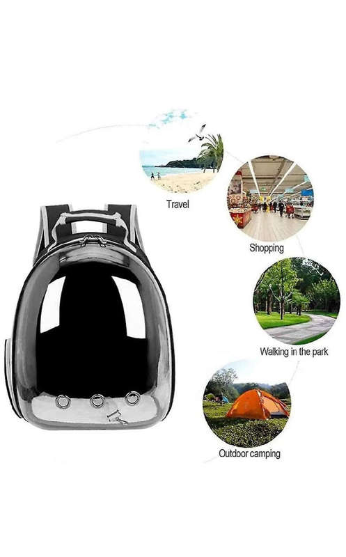 Cat Dog Bird Breathable Backpack Carrier Capsule Transparent BubbleBag GiftCat Dog Bird Breathable B