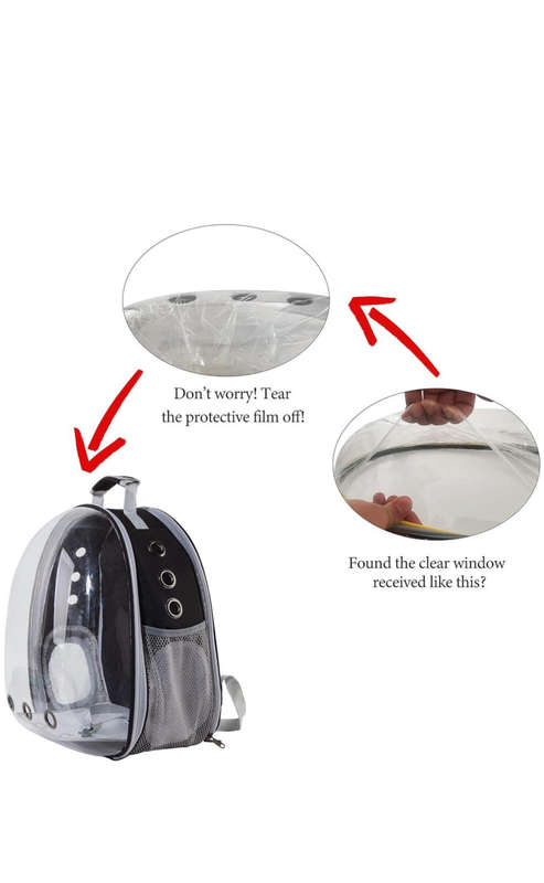 Cat Dog Bird Breathable Backpack Carrier Capsule Transparent BubbleBag GiftCat Dog Bird Breathable B