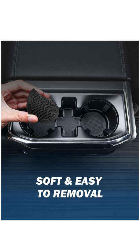 Car Cup Holder Coaster, 2 Pack Universal Anti-Slip Shockproof Car Coasters