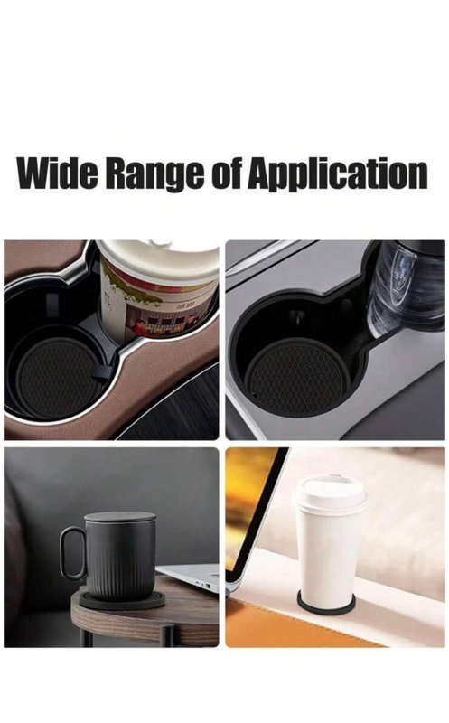 Anti-slip coasters for cars