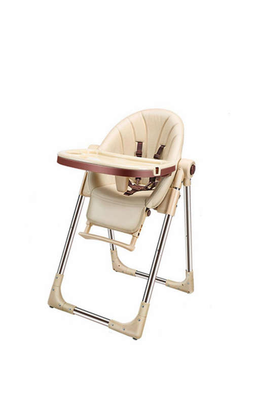Adjustable Multifunctional Baby Dining High Chair - Creamy Beige