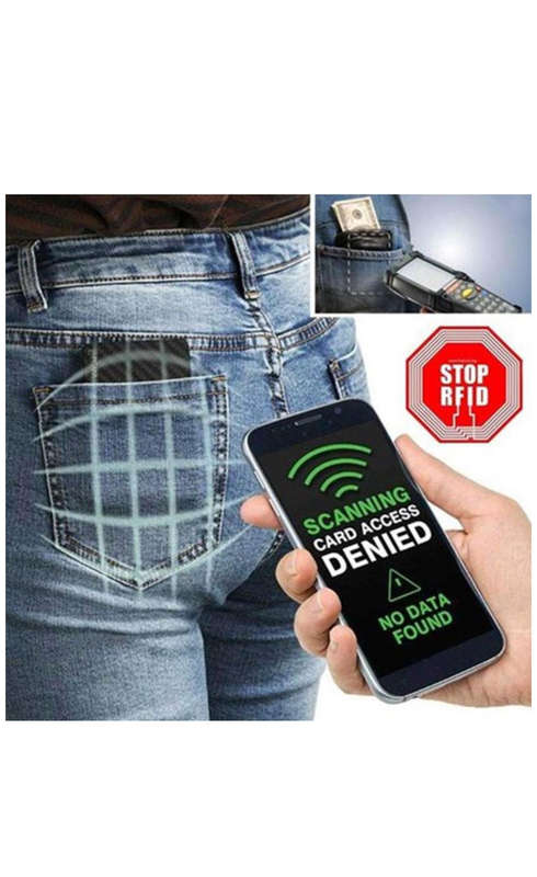 Double Credit Card RFID Blocking Leather Automatic Pop Up Holder