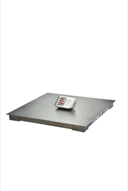2 Ton Industrial Heavy Duty Platform Scale 2000kg Digital Scale 1.2Mx1.2M