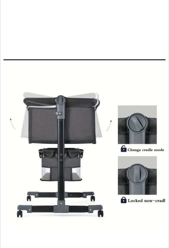 Movable Rocking Baby Crib BB-37
