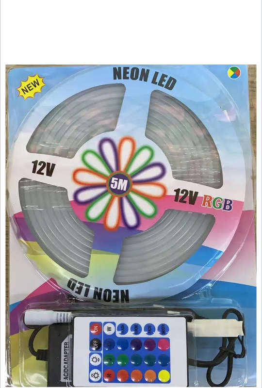 12V Neon LED Strip Light RGB/ 5M