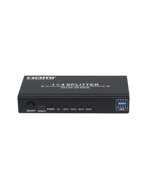 Hdcvt 1X4 Hdmi Splitter With Extract Edid Hdcp